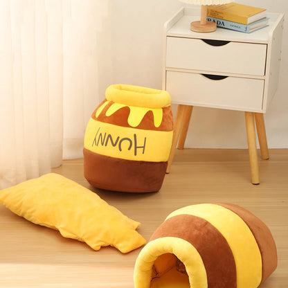 Pawree® 🐾 Honey Jar Cat Bed